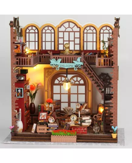  Румбокс Магічна книгарня ★ DIY Craft TSZH216Z + пилозахисний купол, фотографія 4 