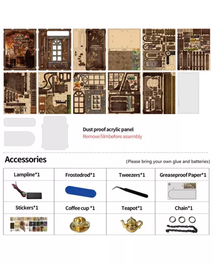  Book Nook Serenity Coffee House ★ DX Craft BV02-012, фото 19 