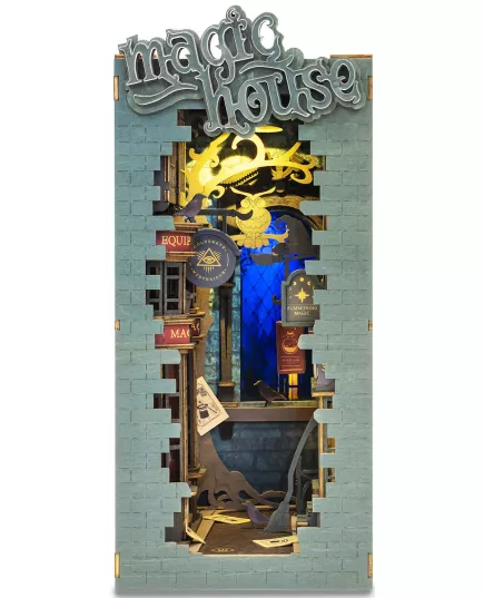  Бук Нук Румбокс Magic House ★ Book Nook Rolife Robotime TGB03, фото 2 