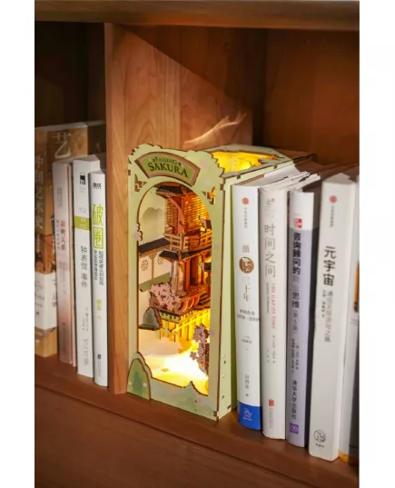  Бук Нук Пелюстки Сакури ★ Book Nook Rolife Robotime TGB05, фотографія 8 
