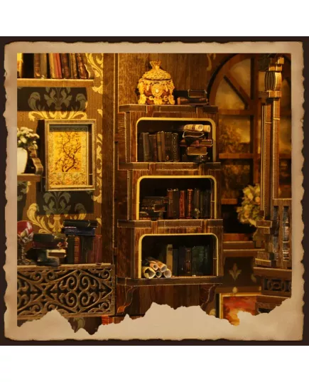  Book Nook Antique Book Collection Room ★ DX Craft BV02-008, фото 18 