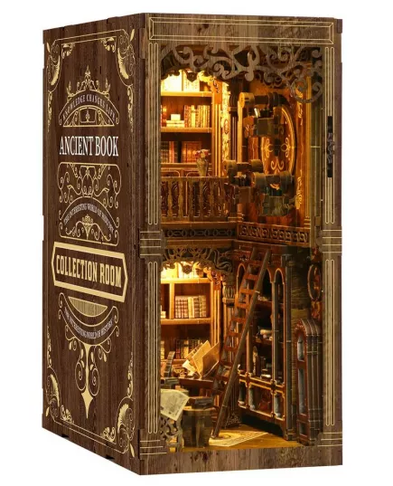  Book Nook Antique Book Collection Room ★ DX Craft BV02-008, фото 7 