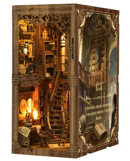  Book Nook Antique Book Collection Room ★ DX Craft BV02-008, фото 3 