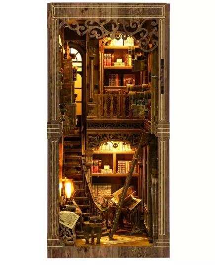  Book Nook Antique Book Collection Room ★ DX Craft BV02-008, фото 5 