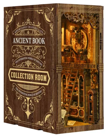  Book Nook Antique Book Collection Room ★ DX Craft BV02-008, фото 8 