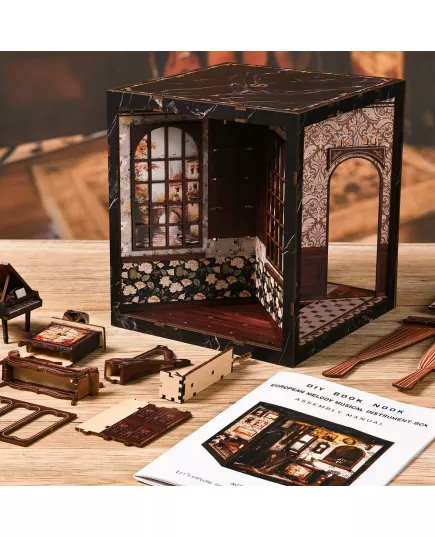  Book Nook European Melody Musical Instrument Box ★ DX Craft AH01-004, фото 24 