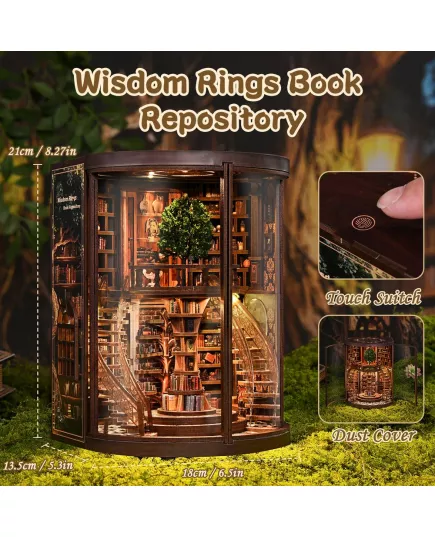 Book Nook Wisdom Rings Book Repository ★ DX Craft AH01-005, фото 33 